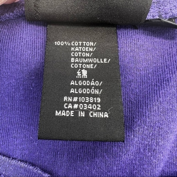 Harley-Davidson Motorcycle Biker Eagle Purple Long Sleeve Shirt - Picture 8 of 9